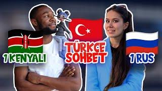 İKİ YABANCI TÜRKÇE KONUŞURSA | 1 RUS 1 KENYALI @JoelMoriasi