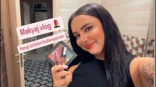 Makyaj Vlog hazırlanma ￼ ürünlerimi tanıtıyorum (Yeni başlayanlar için makyaj önerisi)  ￼