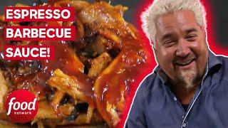 Guy Fieri Is Blown Away By This Espresso BBQ Pulled Pork Sandwich! | Diners, Drive-Ins & Dives