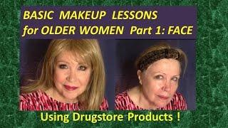 Basic Makeup for OLDER Women : THE FACE pt 1 Budget-Drugstore