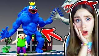 НЕ ВЗДУМАЙ ЛЕПИТЬ СИНИЙ ДРУГ   Rainbow Friends РАДУЖНЫХ ДРУЗЕЙ ROBLOX в ПОППИ ПЛЕЙТАЙМ