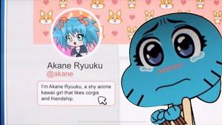 Gumball Role Plays An Anime Girl…