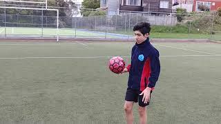 09 How to Curl a Football Tutorial | Matias