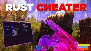 How does a RUST CHEATER spend 1 DAY with the 9$ RUST CHEAT..