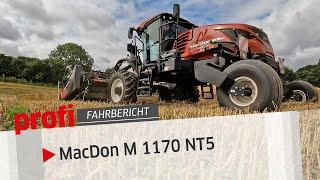 MacDon Schwadmäher M 1170 NT5  | profi #Fahrbericht