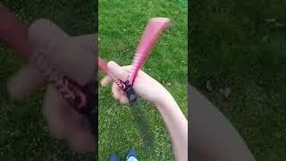 How to do the Thumbrollover (butterfly knife tutorial!) #balisong #butterflyknife #shorts  #tutorial