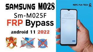 samsung m02s frp bypass without pc | samsung android 11 frp bypass without alliance x