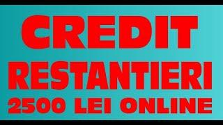 Credit pe loc online 2500 Lei. Solutii creditare rau platnici, restantieri Biroul de Credit.