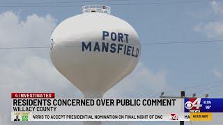 Port Mansfield residents concerned over public comment