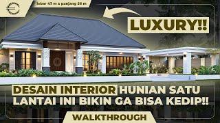 LUXURY!! DESAIN INTERIOR HUNIAN SATU LANTAI INI BIKIN GA BISA KEDIP!! - JASA DESAIN RUMAH