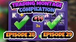 Trading Montage Compilation #14 |* How Did P4rk Get Rich * Buy & Sell | Dragon Adventures | Roblox