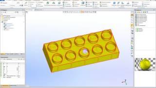 Материал и покрытие через переменные(исполнения) в T-FLEX CAD