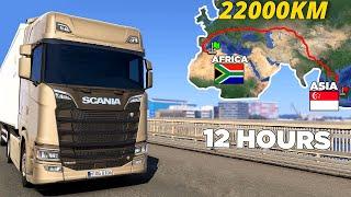 ETS2 Longest Delivery (Algeria to Singapore) Africa to Asia | Euro Truck Simulator 2