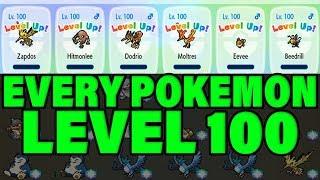 How Long Does It Take To Get EVERY POKEMON To Level 100 In Pokemon Let's Go?