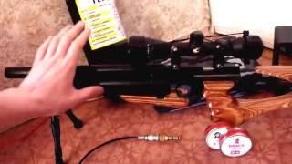 интересный вариант пистоля Crosman 1377 c PCP homemade Крюгерокрыс Кросман кит крюгера upgrade pcp