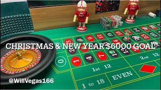 Roulette Strategy “Christmas & New Years Challenge” 3 Strategies $6000