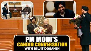 PM Narendra Modi's heart touching conversation with Singer Diljit Dosanjh