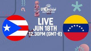 Puerto Rico v Venezuela | Full Basketball Game | FIBA U16 Women's AmeriCup 2025