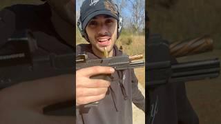 Glock Trick Shots 🫣 #glock #trickshots #pistol #gunrange