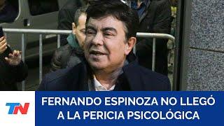 Fernando Espinoza no fue sometido a la pericia psicológica porque no fue a la hora citada