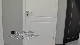 UV paint WPC door with UV primer and UV topcoat, wpc door manufacturer