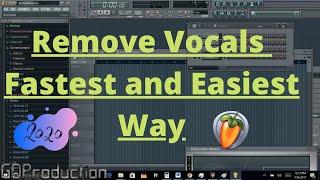 How To Remove Vocals From A Song Using FL Studio 12/20 | GDProduction 2020