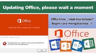 Updating Office, please wait a moment | Solving Microsoft Office Errors