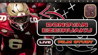 Donovan Ezeiruaku - Film Study | All-22 & Chill | EDGE - Boston College