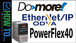 Do-more EtherNet/IP PowerFlex40 from AutomationDirect