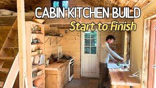 Building My Cabin Kitchen With Reclaimed Furniture | Off-Grid & Sustainable