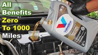 Valvoline Restore and Protect Oil combined UPDATE: Zero to 1000 miles!