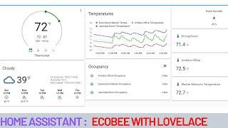 Adding the Ecobee Smart Thermostat to Home Assistant (and Lovelace!)