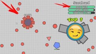 Diep.io - ИМБА ТАНК, КАК БЫТЬ НА 1 МЕСТЕ? ТОП 1 \ 100к очков, 2016 New!