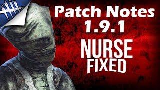 Nurse Fixed Patch Notes 1.9.1 - Dead by Daylight - Killer #255 Nurse