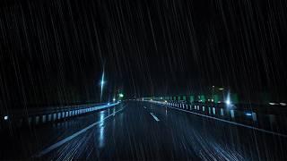 ️Lonely Midnight Drive on a Rainy Highwayfor Sleep & Relaxation