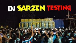 Dj Sarzen || Dj Sarzen Narajole Amdangra Kali Puja Fast Testing || Dj Sarzen Sound Check