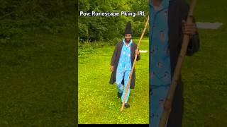 RuneScape Pking If It Was Real Life #osrs #runescape #pking #shorts #irl #gamerdad