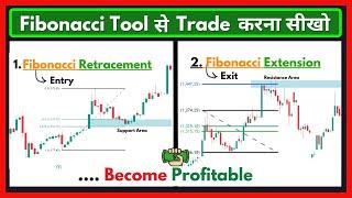 Master Fibonacci Tool: Perfect Entry & Exit Strategies for Trading | Price Lesson Hindi