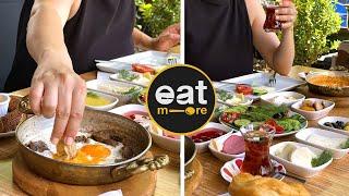 Unique Turkish Breakfast in Istanbul | Traditional Foods | Eat More