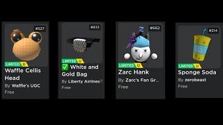 SNIPING FREE LIMITEDS INCLUDING WAFFLE’S AND ZARC’S FREE LIMITEDS!!! SERIALS #527, #833, #662, #214