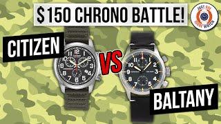 $150 Chronograph Battle! Citizen v Baltany!