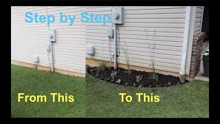 Create a NEW MULCH BED from SCRATCH