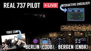 Real 737 Pilot LIVE | ZIBO MOD 737 | Audio Checklist Test Flight | X-Plane 11