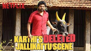 Karthi FONDLY Recalls Jallikattu Memories  Ft. Arvind Swami | Deleted Scene | #Meiyazhagan