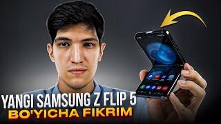 Yangi Samsung Z Flip 5 - Obzor (O'zbek tilida)