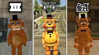 Así han EVOLUCIONADO los MODS de FIVE NIGHTS AT FREDDY´S en la saga GTA