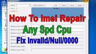 How To Imei Repair Spd Cpu | Spd Imei Repair Tool | SK Mobile Care