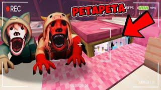 MOMON & ATUN HIDE UNDER THE BED to ESCAPE THE PETAPETA MONSTER in MINECRAFT @BANGJBLOX