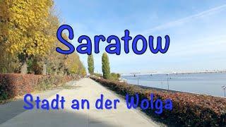 Ein Spaziergang durch Saratow zur Wolga