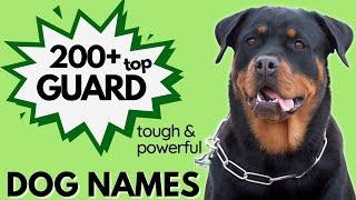 200+ Guard Dog Names | Tough, Strong and Powerful Dog Names  | Male and Female Dog Names